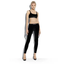 STRETCH VELVET SIGNATURE LEGGINGS