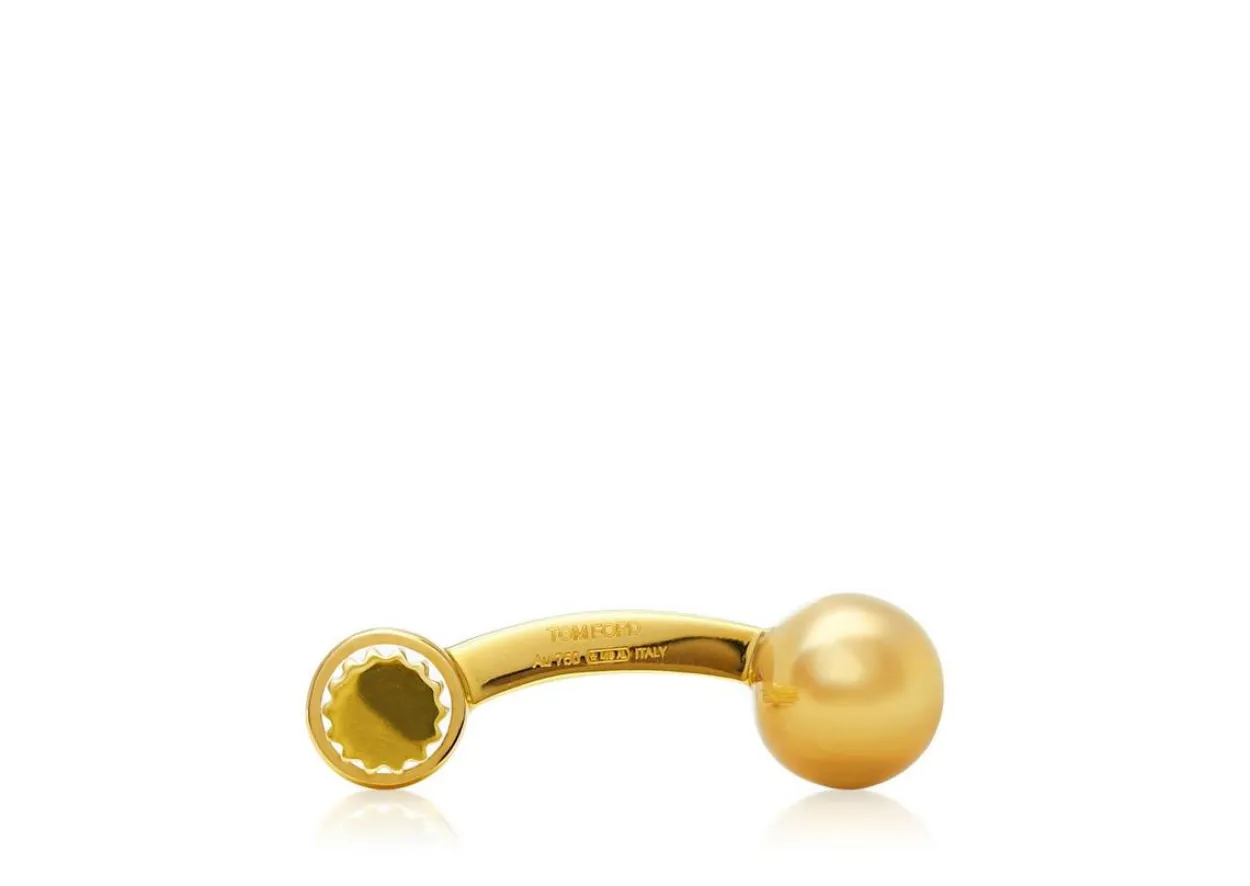 STRIPED T CUFFLINKS