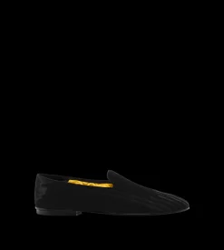 STRIPED VELVET STEVEN SLIPPER