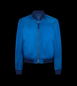 STRUCTURED SATIN BOMBER