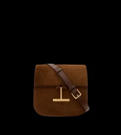 SUEDE AND LEATHER TARA MINI CROSSBODY