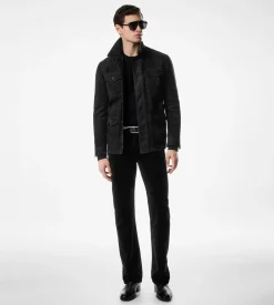 SUEDE FOUR POCKET JACKET