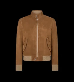 SUEDE HARRINGTON
