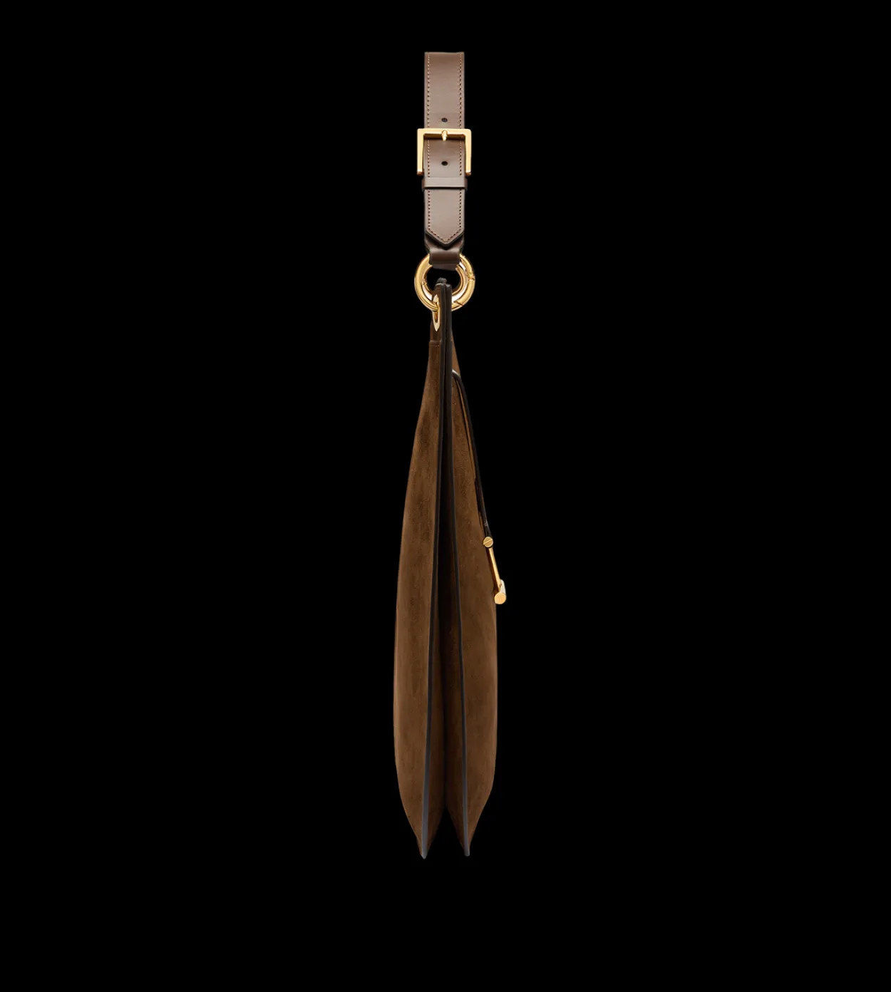 SUEDE LEATHER AND SMOOTH LEATHER TARA LARGE CROSSBODY