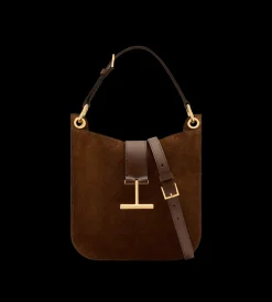 SUEDE LEATHER AND SMOOTH LEATHER TARA SMALL CROSSBODY