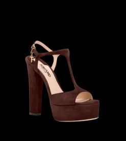 SUEDE LEATHER ANGELINA PLATFORM SANDAL