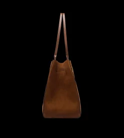SUEDE LEATHER AUDREY MEDIUM TOTE