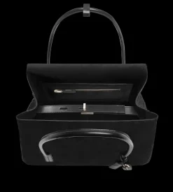 SUEDE LEATHER ECLIPSE LARGE SHOULDER BAG