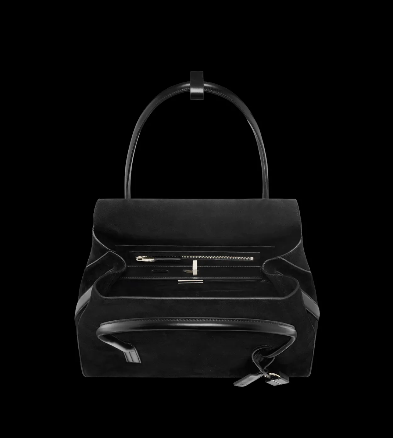 SUEDE LEATHER ECLIPSE MEDIUM SHOULDER BAG