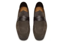 SUEDE SEAN TWISTED BAND LOAFER