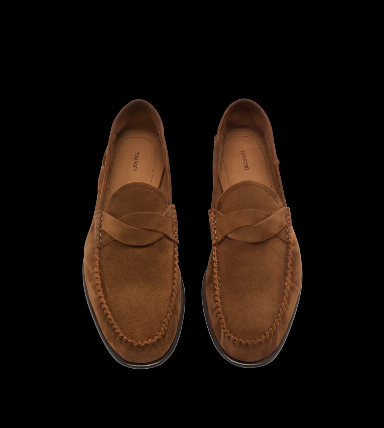 SUEDE TWISTED BAND RIPLEY LOAFER