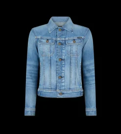 SUMMER STONE WASHED DENIM JACKET