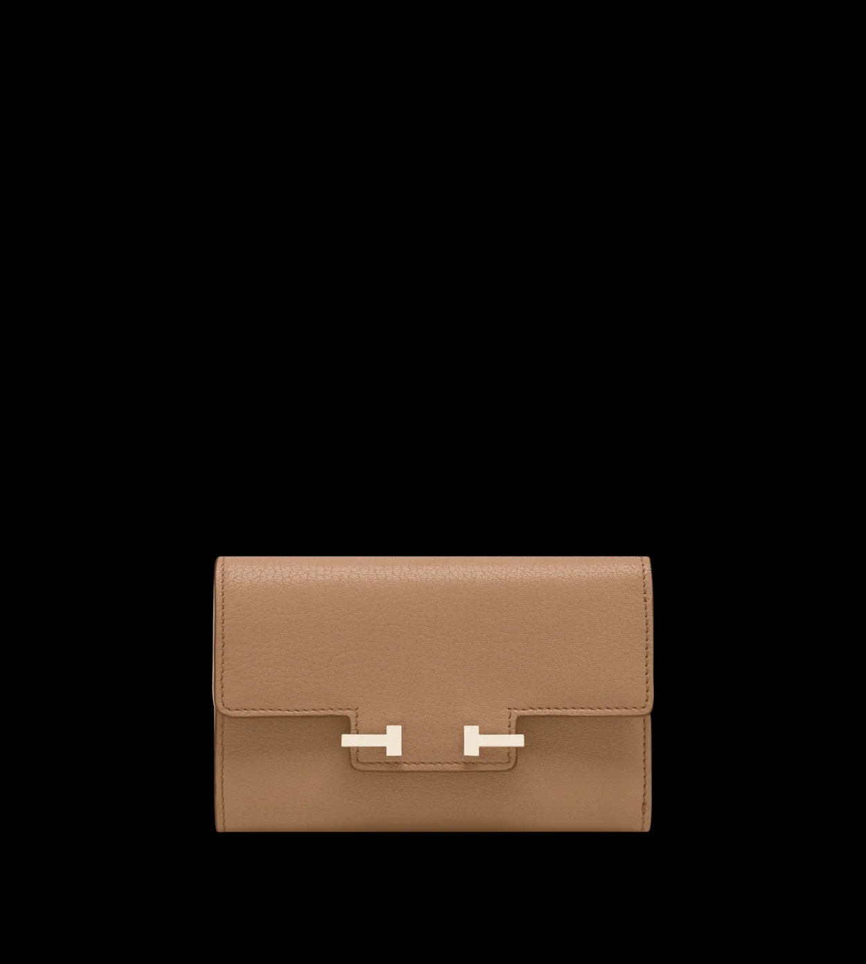 SUPPLE GRAIN LEATHER AUBE COMPACT WALLET