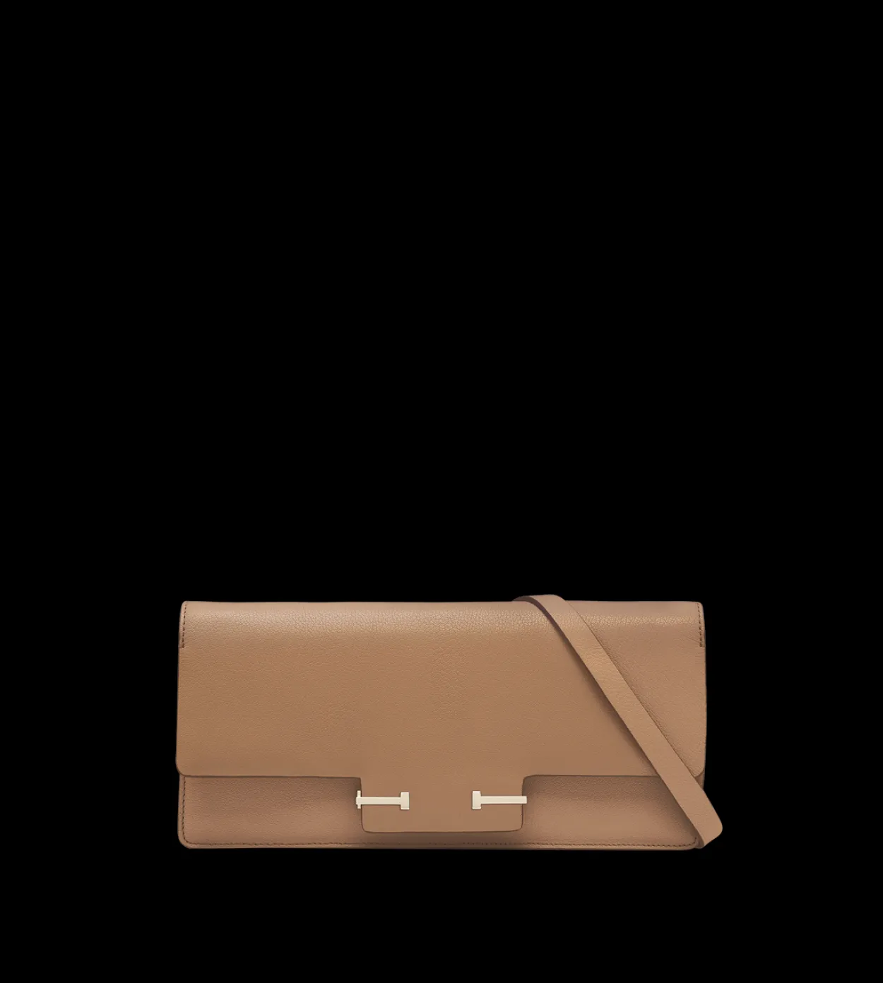 SUPPLE GRAIN LEATHER AUBE E/W SHOULDER BAG