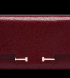 SUPPLE GRAIN LEATHER AUBE E/W SHOULDER BAG