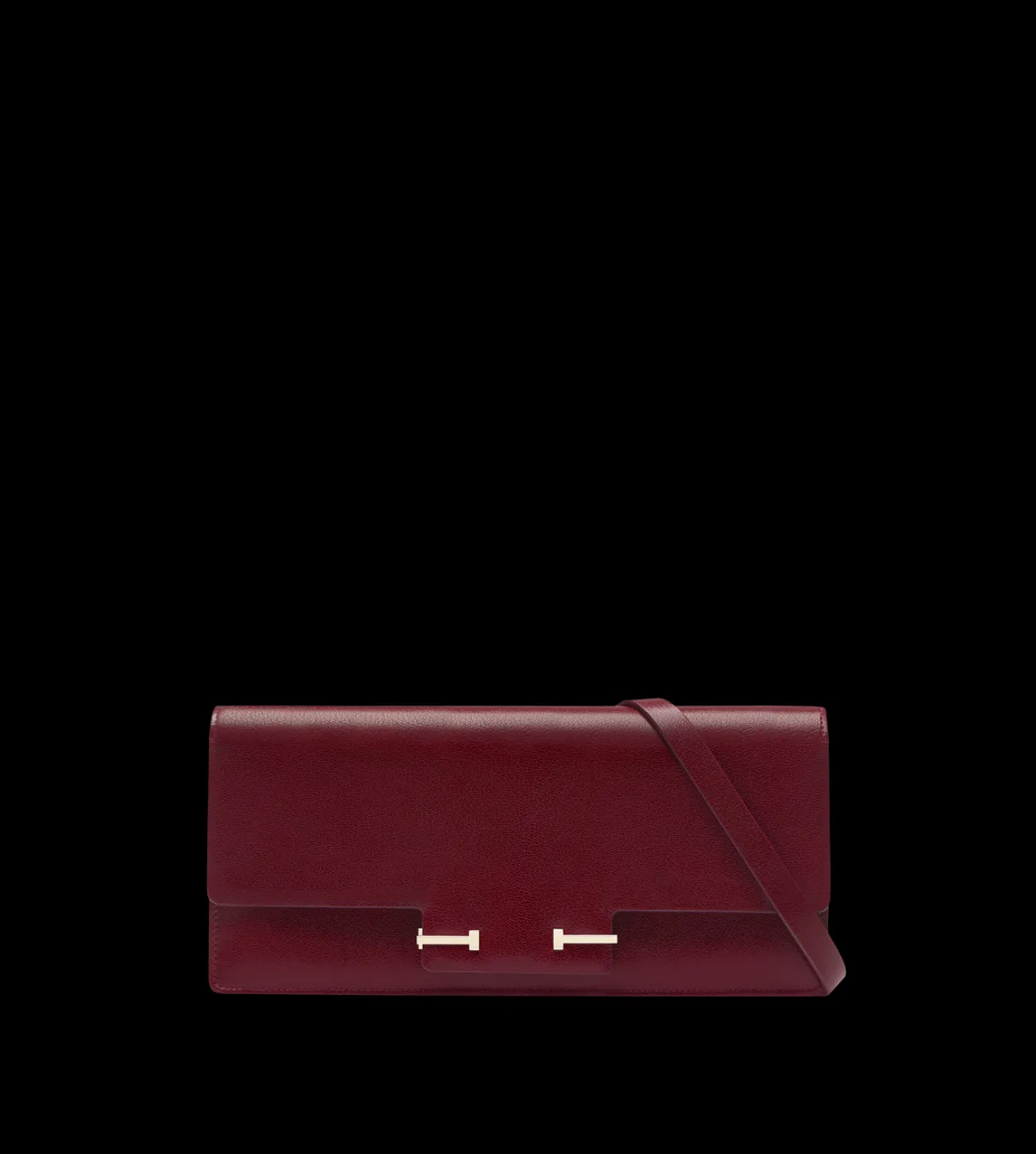 SUPPLE GRAIN LEATHER AUBE E/W SHOULDER BAG