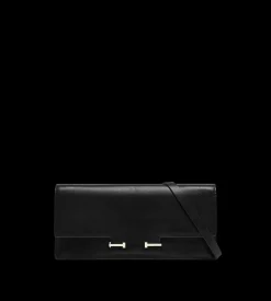 SUPPLE GRAIN LEATHER AUBE E/W SHOULDER BAG