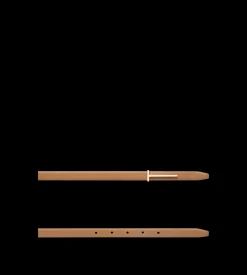 SUPPLE GRAIN LEATHER SLIM T BELT