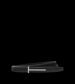 SUPPLE GRAIN LEATHER SLIM T BELT