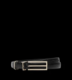 SUPPLE GRAIN LEATHER T LOOP BELT
