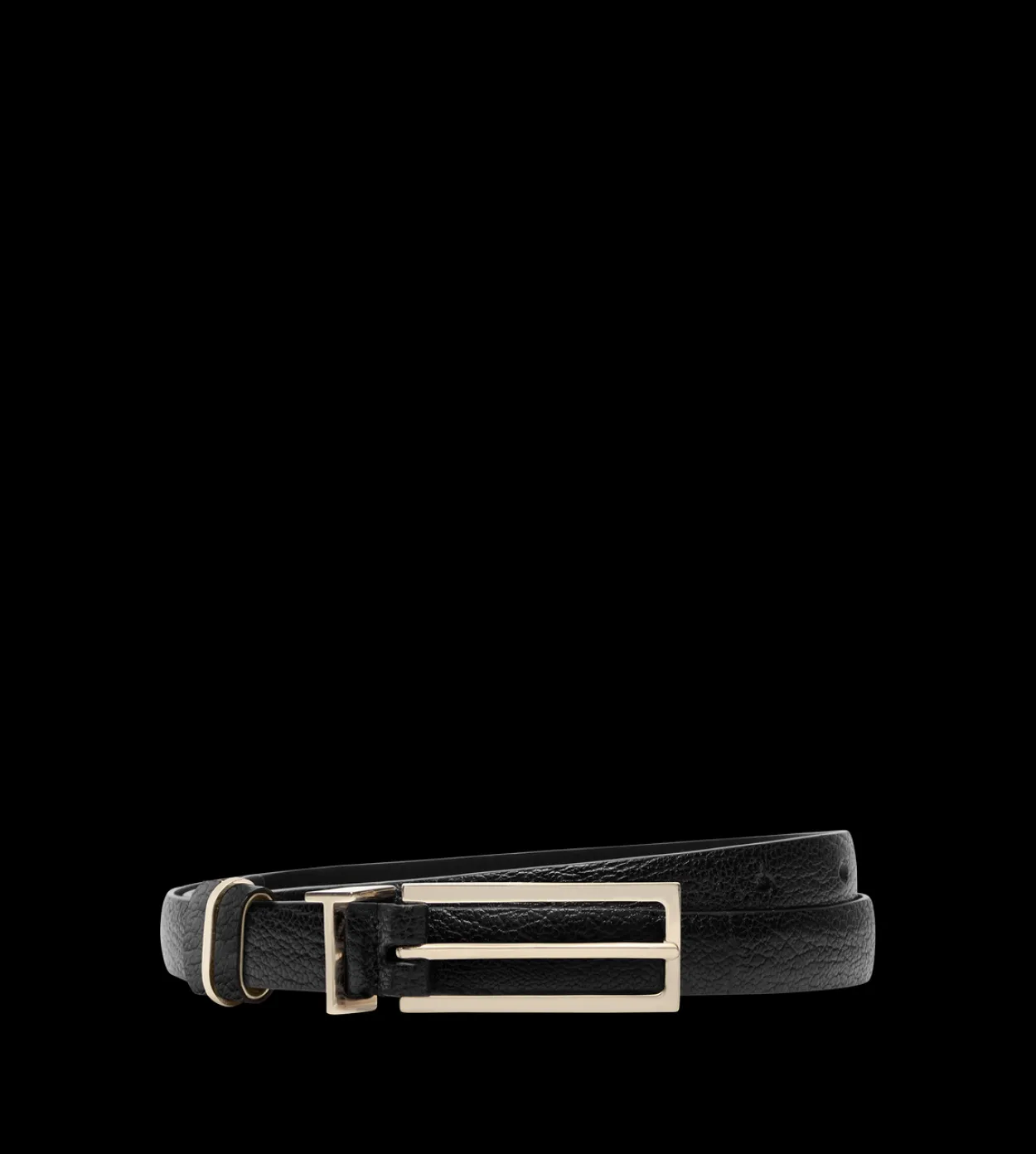 SUPPLE GRAIN LEATHER T LOOP BELT