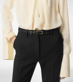 SUPPLE GRAIN LEATHER T LOOP BELT