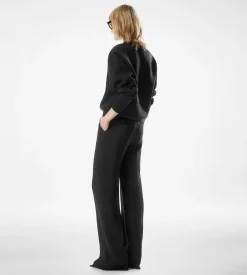 TAILORED DOUBLE PLEAT WIDE LEG PANTS