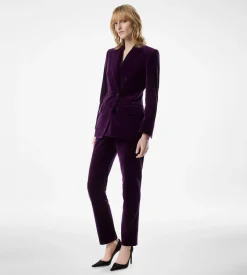 TAILORED SKINNY CIGARETTE PANTS