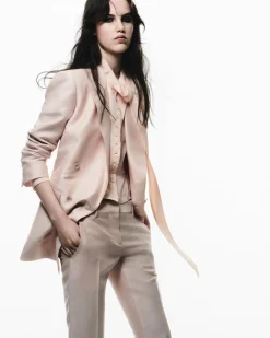 TAILORED SKINNY CIGARETTE PANTS