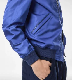 TECHNICAL SILK POPLIN LIGHTWEIGHT BOMBER