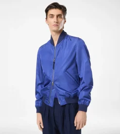 TECHNICAL SILK POPLIN LIGHTWEIGHT BOMBER