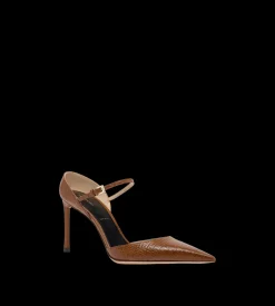 TEJUS-EFFECT PRINTED LEATHER VERTIGO MARY JANE PUMP