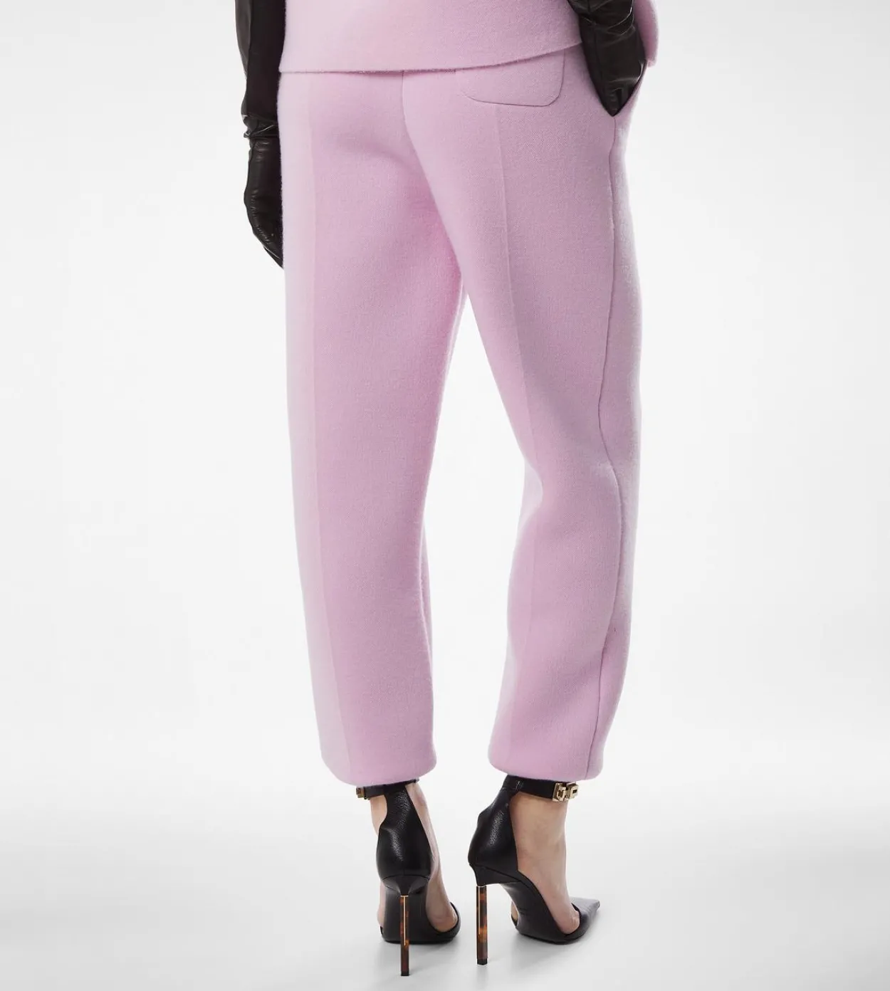 ULTRAFINE CASHMERE BLEND SCULPTURAL JOGGERS