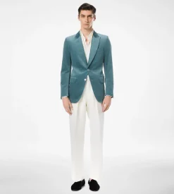 VELVET MICRO POLKA DOT JACKET