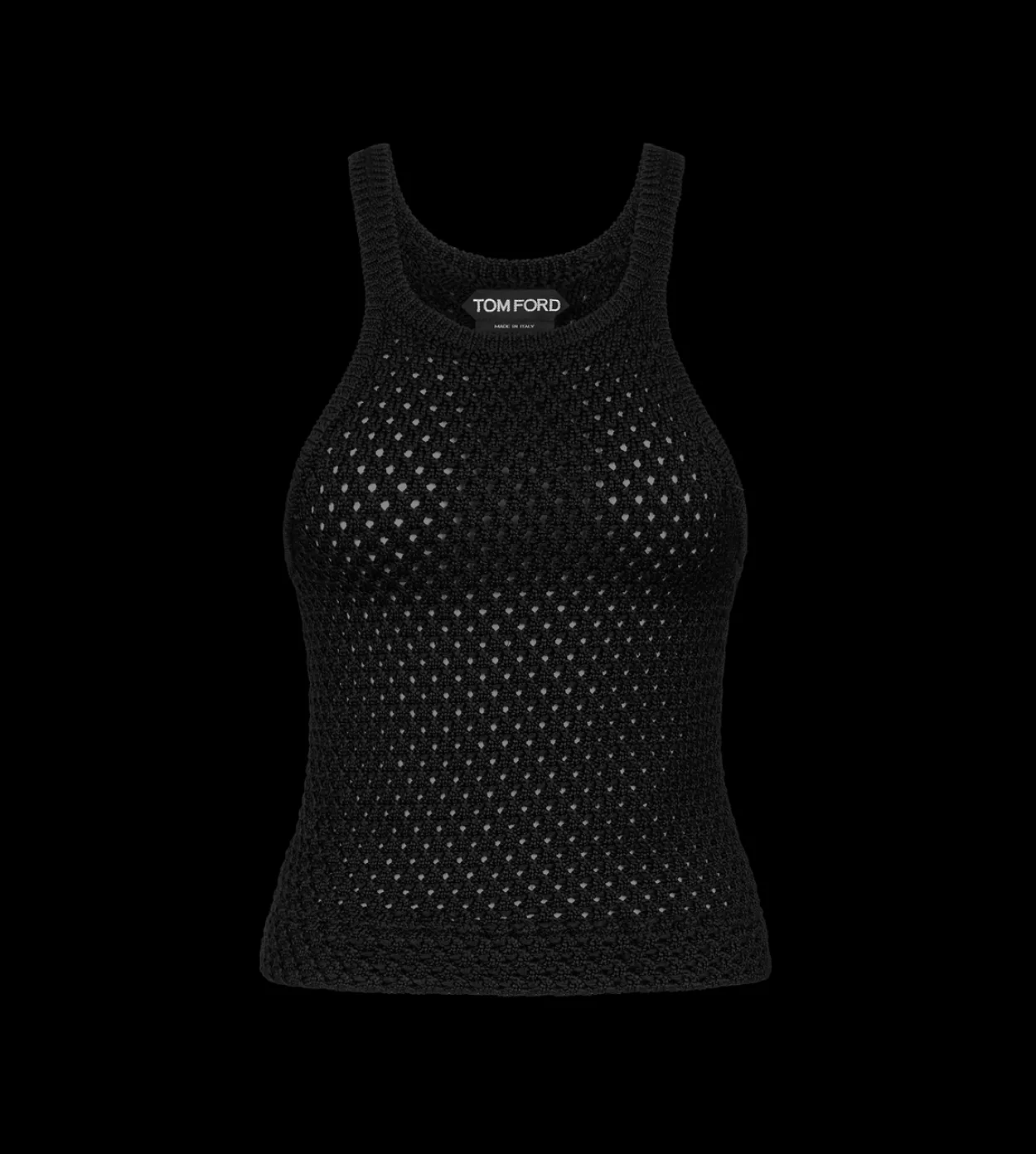 VEST WITH METAL T SHAPED SIGNATURE HARDWARE
