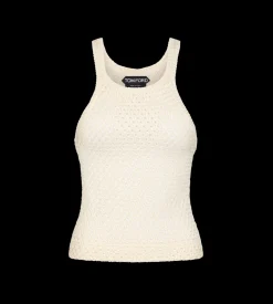 VEST WITH METAL T SHAPED SIGNATURE HARDWARE