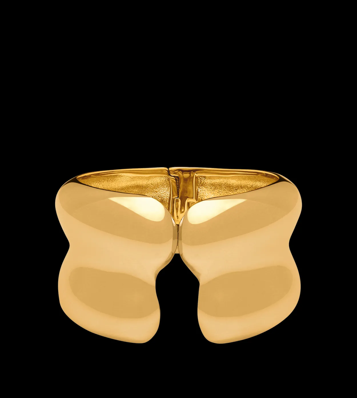 VINTAGE GOLD BRASS LIZA CUFF