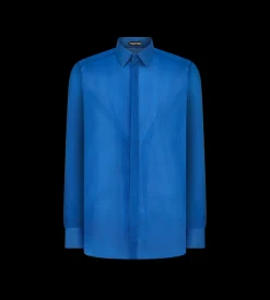 WASHED CHIFFON FLUID FIT SHIRT