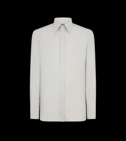 WASHED TWILL SLIM FIT SHIRT
