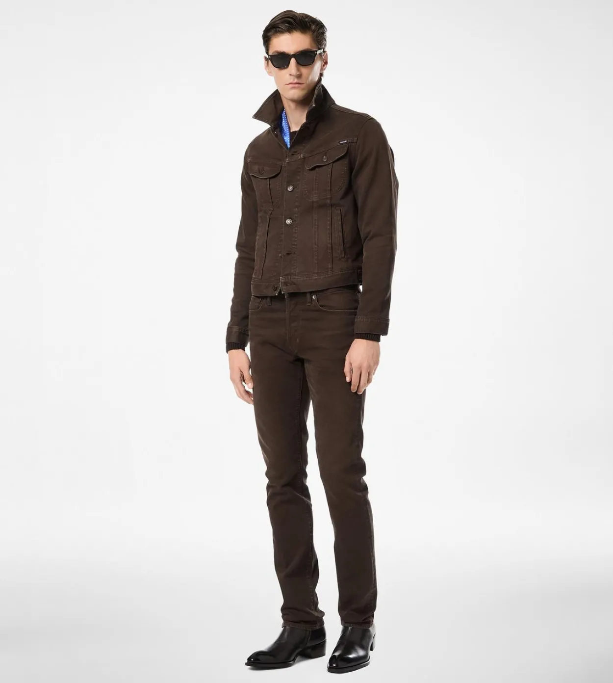 WESTERN CORD ICON DENIM JACKET