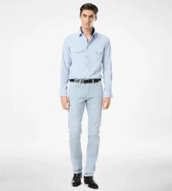WESTERN CORD STRAIGHT FIT DENIM