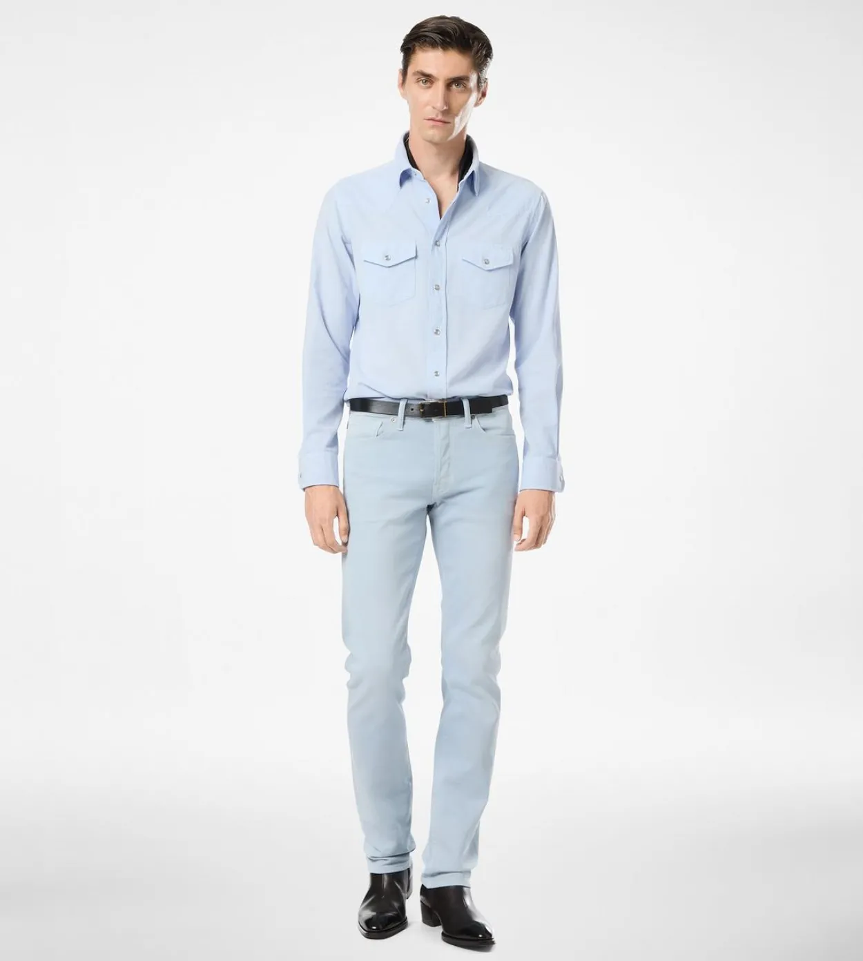 WESTERN CORD STRAIGHT FIT DENIM