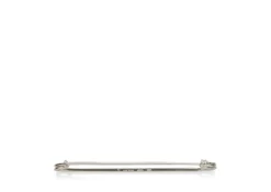 WHITE GOLD COLLAR PIN