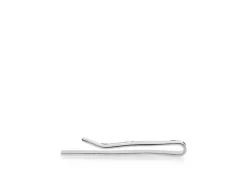 WHITE GOLD TIE BAR