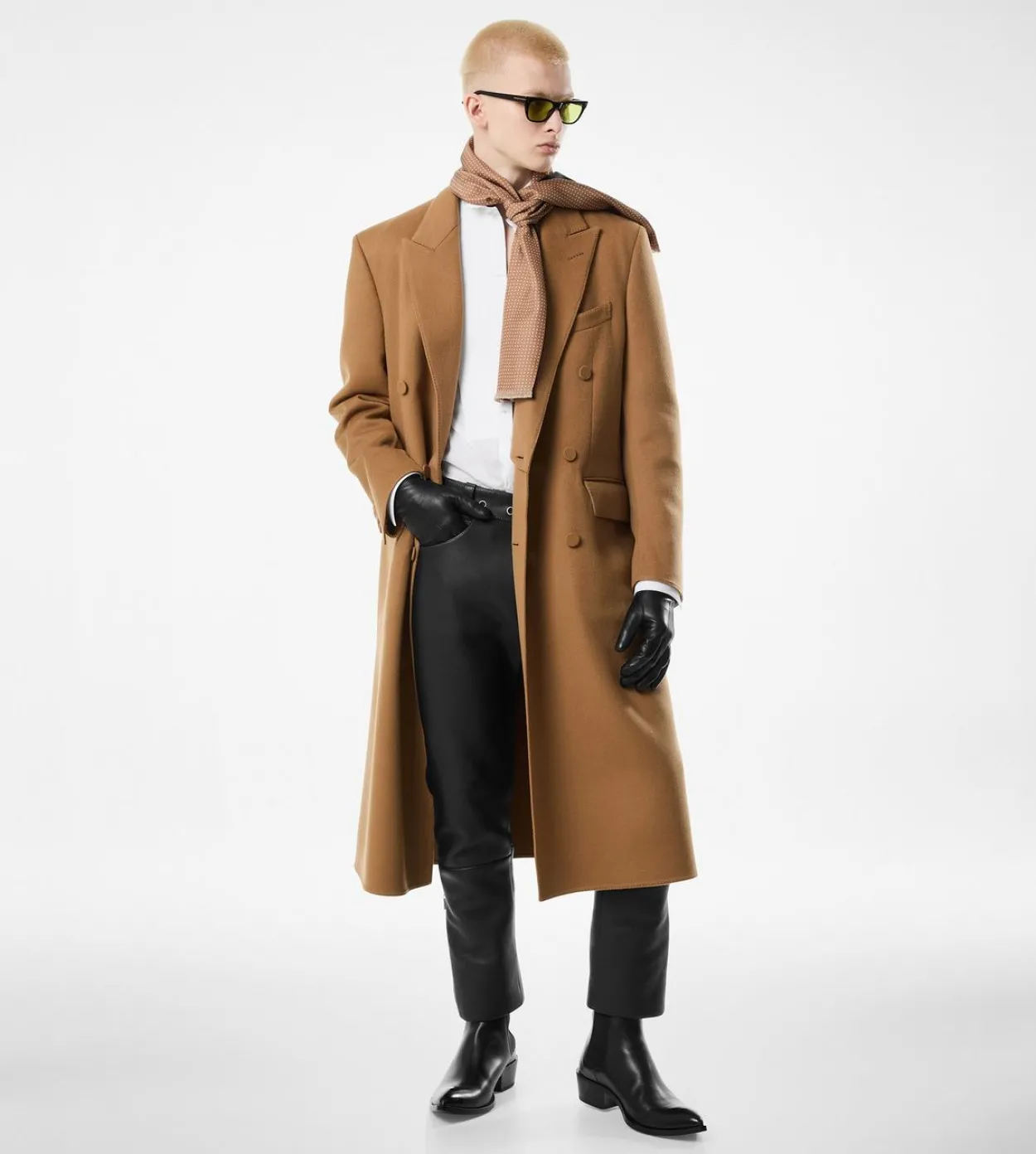 WOOL CASHMERE DOUBLE SPLITTABLE COAT