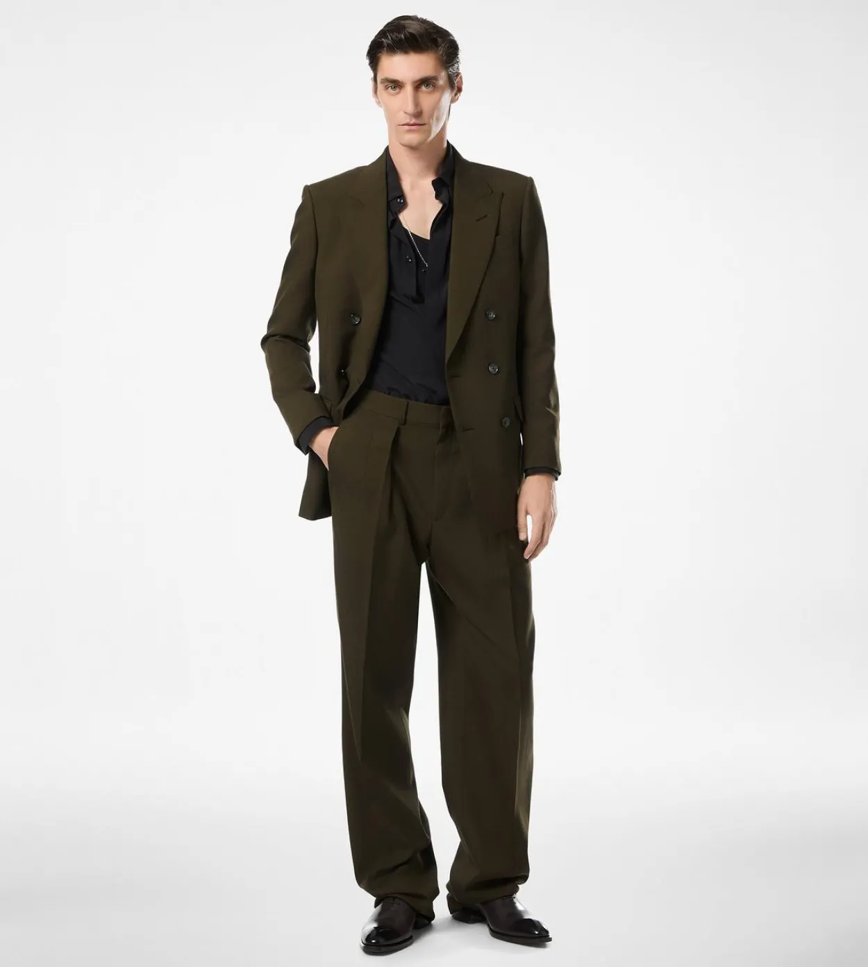 WOOL CASHMERE SILK REPS JACKET