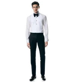 WOOL MOHAIR SHELTON TROUSER