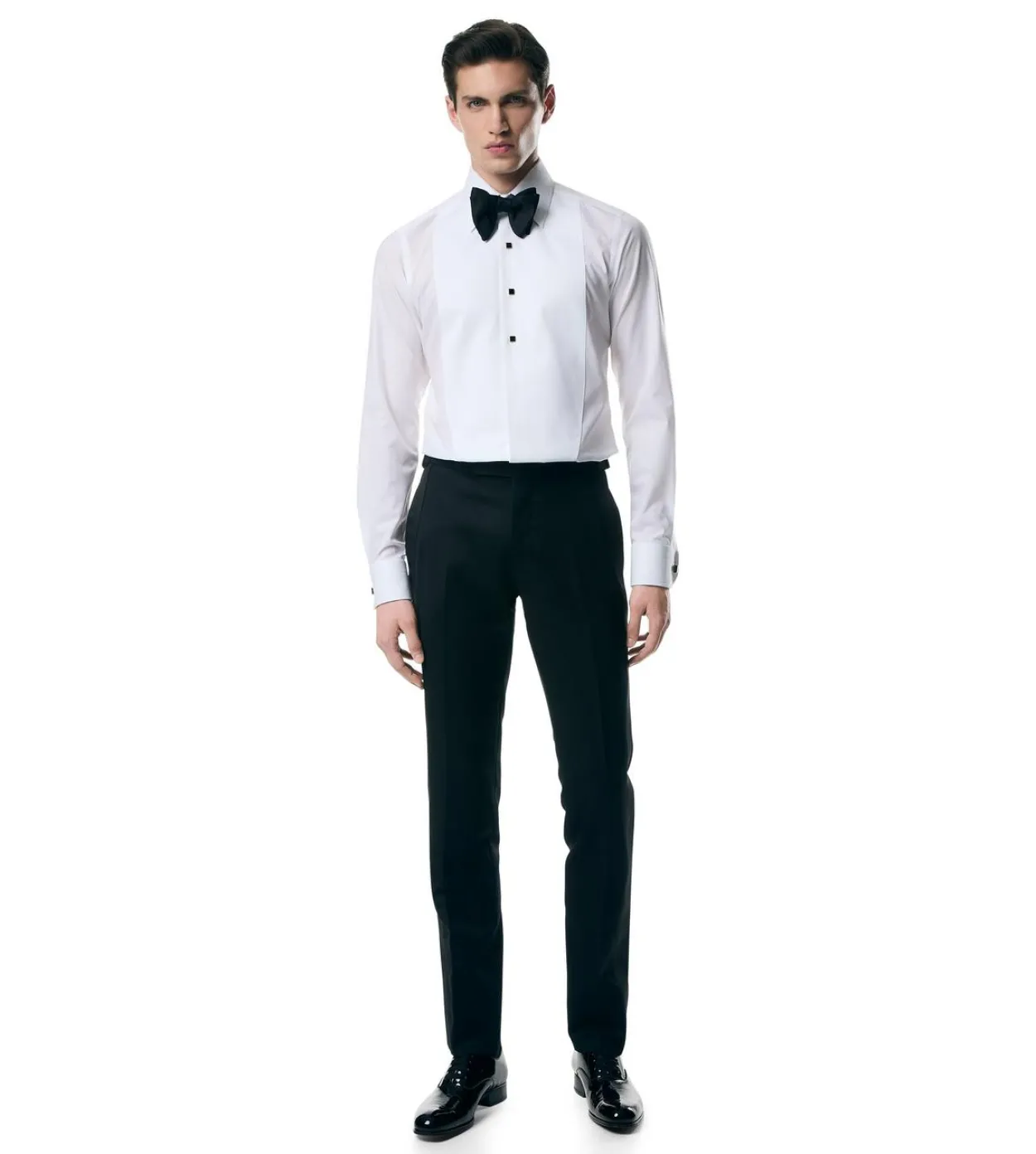 WOOL MOHAIR SHELTON TROUSER